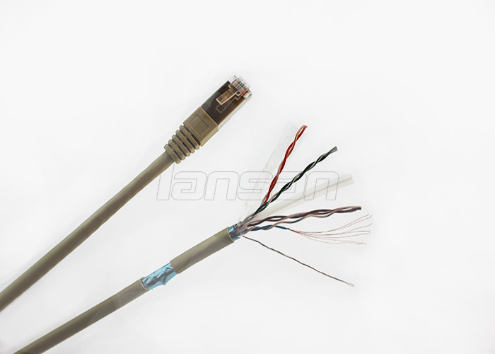 PVC Rj45 ETL Cat6A Patch Cord 24AWG For FTP Network
