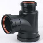 Flexible Socket HDPE Irrigation Pipe Fittings Oblique 45 Degree Tee Pipe Fitting