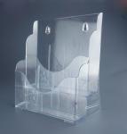 wall transparent acrylic display rack, Propaganda magazine rack