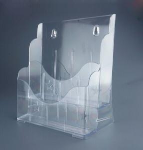 Quality wall transparent acrylic display rack, Propaganda magazine rack wholesale