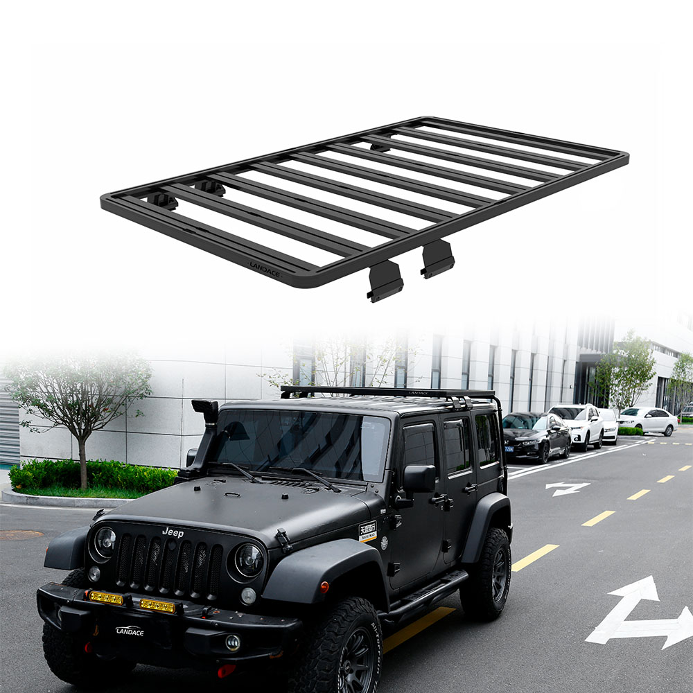 Customized Luggage Rack Roof Bar for Steel W/ Ladder Rooftop Rack Convenient Function