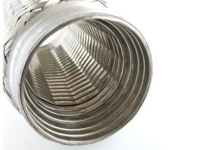 Quality 3&quot; x 4&quot; Inch Stainless Steel Exhaust Flex Pipe Stainless Steel Interlocking Liner Coupler wholesale