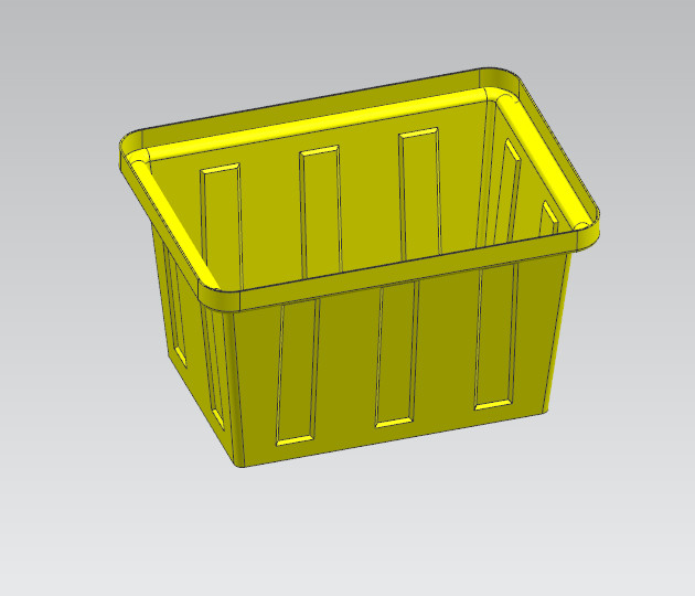 Fifty liters of square box mold for making plastic products