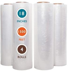 China Mini Stretch Packing Wrap With Handle For Pallet Wrap, Moving Supplies, Industrial Strength - Clear Film on sale