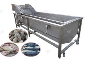 Quality Bubble Cleaning Fish Washing Machine , Henan GELGOOG Machinery High Efficiency wholesale