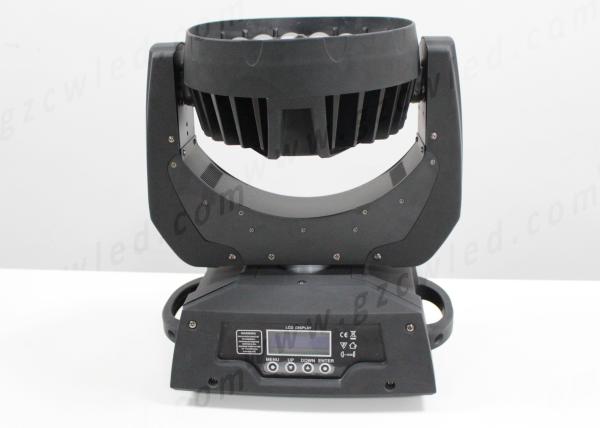 DMX Zoom LED Moving Head Wash Light 36*18W RGBWAUV 6in1 For Stage Wedding