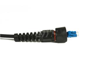 Quality ODVA-FTTA Outdoor Fiber Optic Cable Assemblies PVC LSZH PE Cable Material Black wholesale