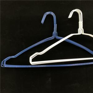 Quality Dry Cleaning Wire Coat Hangers , Lightweight Q195 Laundry Clothes Hanger wholesale