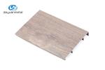 6063 Aluminum Skirting Trim Nontoxic Fire Retardant Antiaging Wood Grain Powder