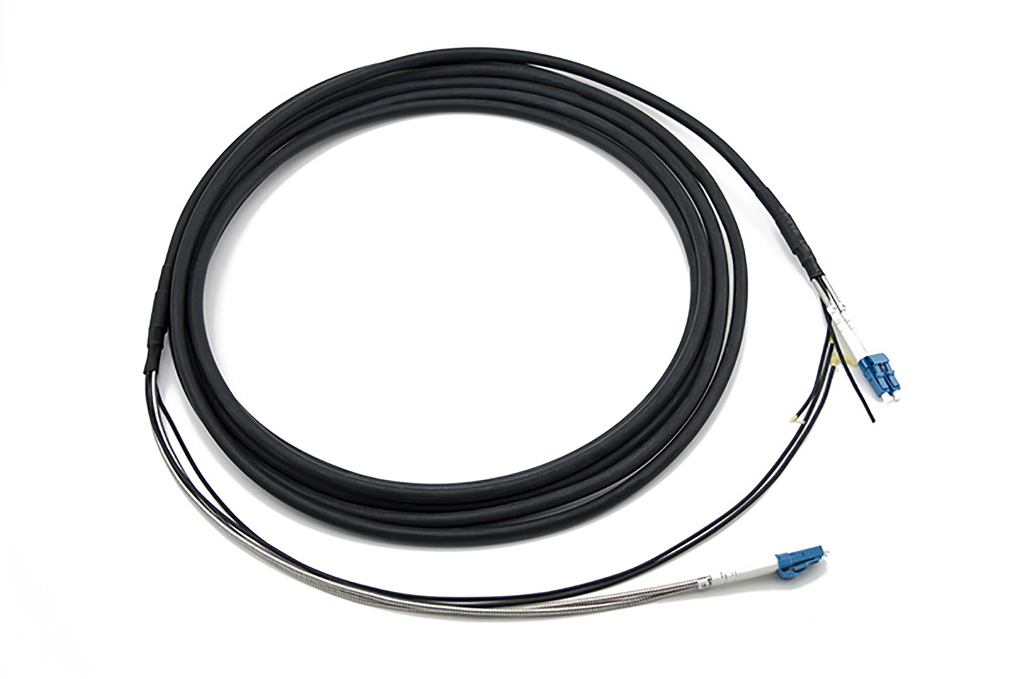 IP67 Outdoor Fiber Optic Patch Cable Duplex Armored LC CPRI Customized Length