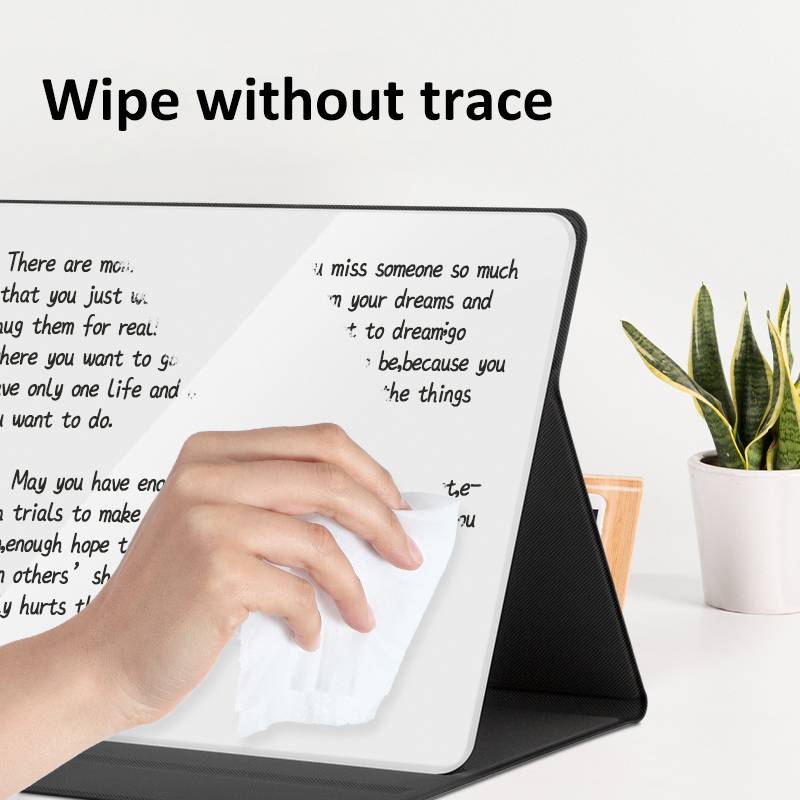 Foldable Desktop Glass Whiteboard