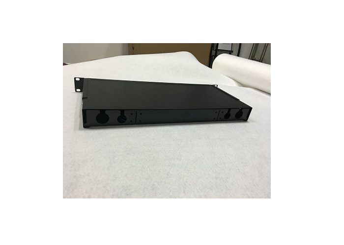 ODF 19'' 1U Sliding 24SC Fiber Optic Distribution Box