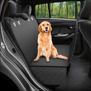Quality Vehicle Mounted Dog Back Seat Cover Mat Black Waterproof 137*147cm wholesale