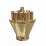 1.5" 2.5" Brass Concertrating Shooting Fountain Jet Nozzle Water Fountain Spray