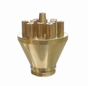 Quality 1.5&quot; 2.5&quot; Brass Concertrating Shooting Fountain Jet Nozzle Water Fountain Spray Heads wholesale