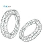 2m-12m Length Semi Circle Roof Truss for Exhibition Booth Construction Design