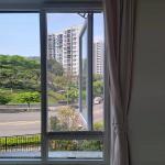 Aluminum Alloy Fiberglass Retractable Screen Door Systems Insect Resistant
