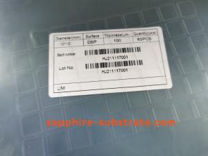 Quality 10*10*0.1mmt 100um Double Side Polished Led Sapphire Substrate 2 inch wholesale