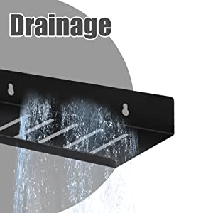 Space-saving Wall Mounted Bathroom Shelves for Storage or Display Strong and Stable