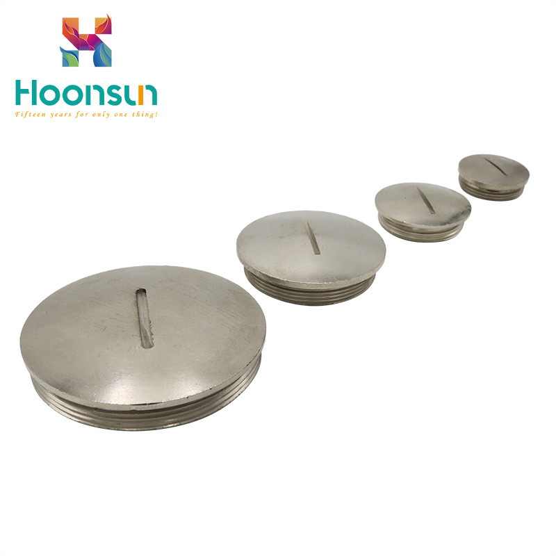 IP54 Brass Screw Caps Cable Gland Accessories For Connection Equipment