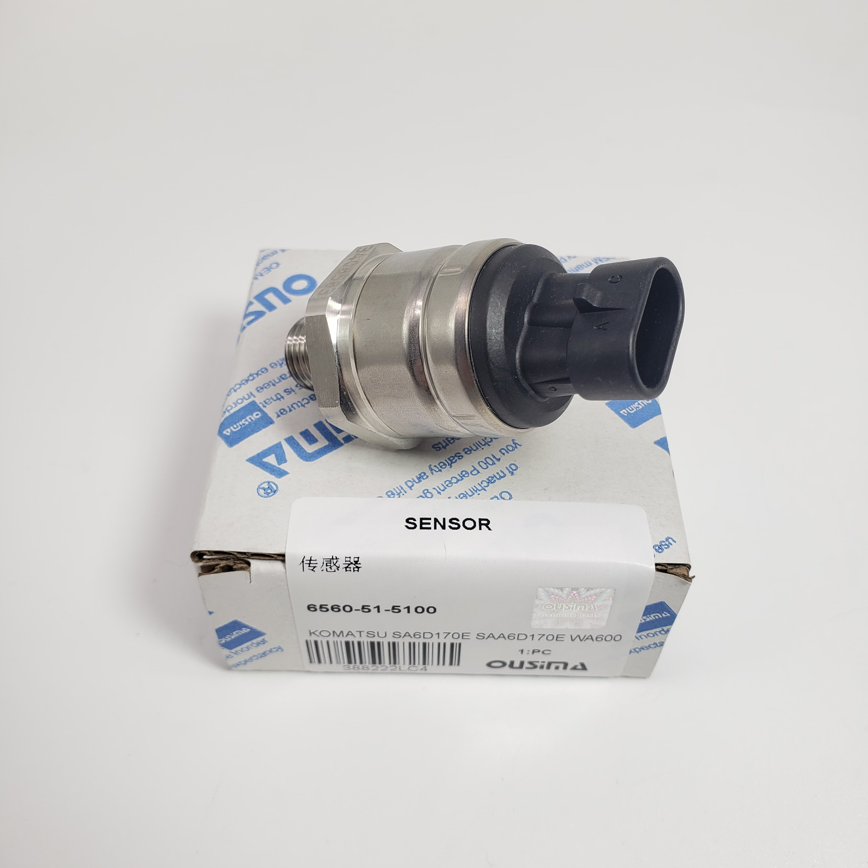 Sensor Assy 6560-51-5100 For Komatsu SA6D170E SAA6D170E WA600