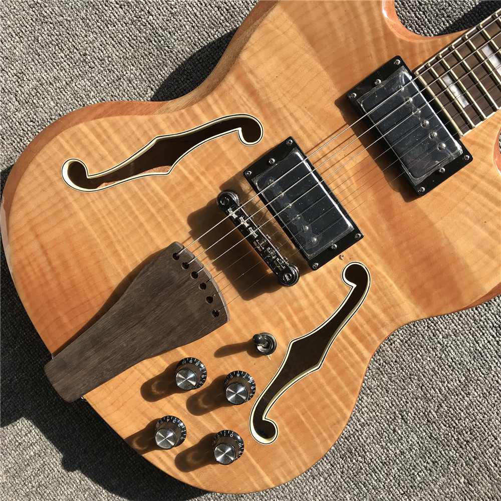 Custom Half Hollow Body Electric Guitar