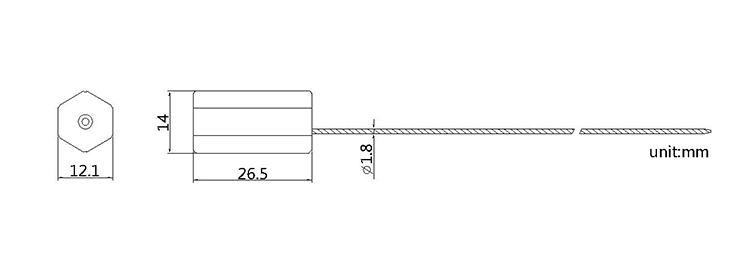 High Security Cable Plastic Seal /Mechanical Seal Supplier Price of plastic seal lock