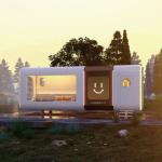 2025 New Aluminum Apple Cabin House Mobile Integrated House Outdoor