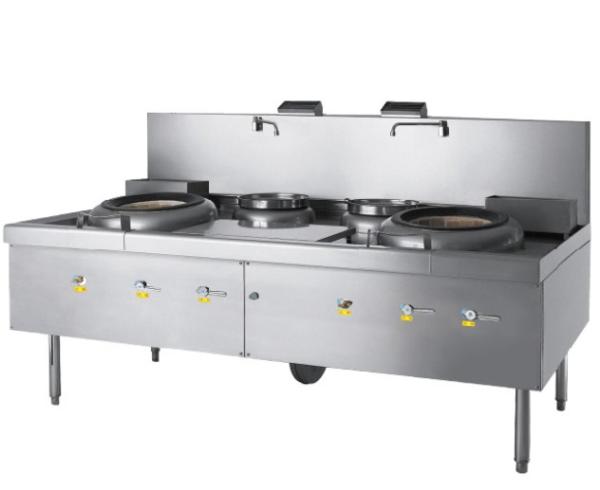 DK Marine Eco Friendly Marine Kitchen Equipment / Gas Fired Binocular Frying