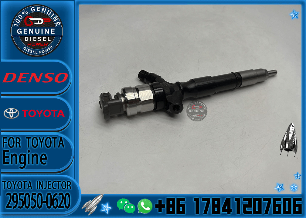 Denso common rail injector 23670-0L110 23670-09380 23670-30420 295050-0620 295050-0740 for Toyota Hilux 2kd-fv engine