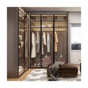 Quality Contemporary Style Wooden Wardrobe for Modern Customized Color Bedroom Furniture wholesale