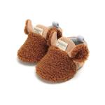 Newborn warm berber Fleececute animal Crawling shoes prewalk winter baby booties
