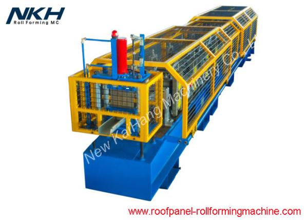 Classic Type Metal Roof Ridge Cap Roll Forming Machine , Metal Sheet Making