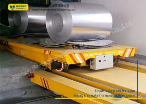 Quality Towed Cable Powered Coil Transfer Trolley Customized Color For Metal Sheet wholesale