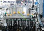 CSD Carbonated Water Bottle Filling Machine , Beverage Bottling Equipment