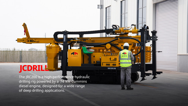 JRC200 Crawler Pneumatic Drilling Rig Reliable Samples for Geological Exploration