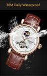 Luxury brand KINYUED water resistant watch tourbillon watch mechanical men's