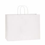 CMYK 4 Color Printing Black Brown White Kraft Paper Bags for Women Custom Order
