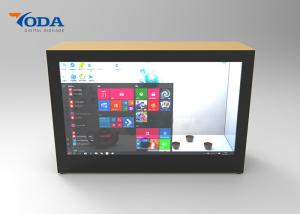 Quality Aluminium Housing Transparent LCD Showcase Wall Mounted / Desktop Type wholesale