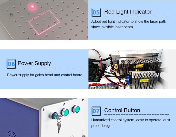 1064nm Fiber Laser Marking Machine 50 Watt Fiber Laser Engraver