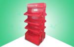 Four Shelve POP Cardboard Display , recycled cardboard retail displays