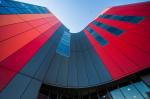 Red Colour Coated Steel Coils , Decoration Material Hot Dip Galvanized Coils