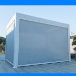 Aluminum Gazebo Villa Yard Electric Flip Louvers Metal Garden Pergola