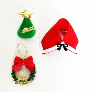 Quality Gift Wrapping Toppers Craft Cute Mini Plastic Christmas Craft Toppers wholesale