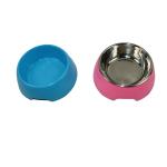 Heavy Duty Stainless Steel Dog Bowls Anti Spill Cat Pet Single 7 Inch 6.5 Inch 8