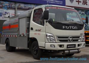Quality 5 Speed Foton 4 x 2 Refuelling Chemical Tanker Truck With Air Braking wholesale