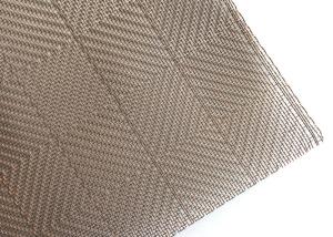 Quality Art Brass Woven Metal Glass Laminated Wire Mesh 0.5mm wholesale
