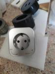 Removable Household Kitchen Rail Track Power Socket Surface Mounted