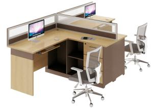 Quality modern 2 seater office panel desktop table furniture wholesale