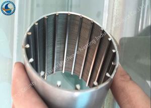 Quality Full Circle V Shape Wire Mesh Tube Stainless Steel Filter Element Non - Clogging wholesale